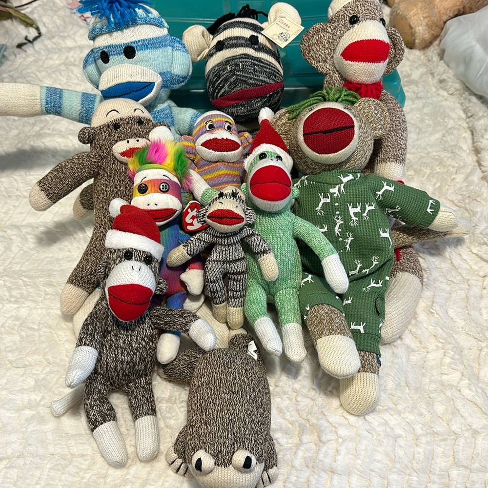 Large Sock Monkey Collection